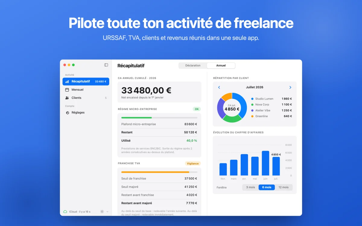 Récapitulatif annuel sur Mac
