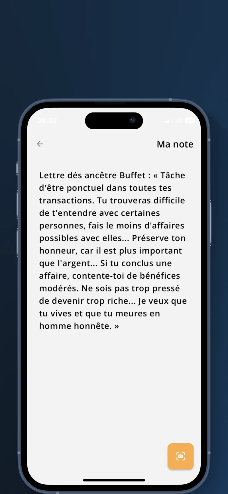 Prise de notes de lecture